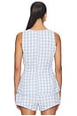 view 3 of 5 Gingham Sleeveless Top in Beach Picnic