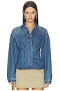 view 1 of 4 Denim Shirt in Off The Hook