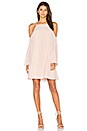view 1 of 3 Exposed Shoulder Dress in Petal Pink