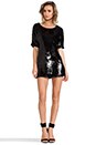 view 2 of 6 Sequins Shift Dress in Black