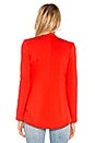 view 3 of 4 Sculpted Blazer in Red