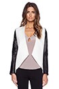 view 1 of 3 Jacket in White & Black