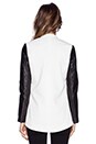 view 3 of 3 Jacket in White & Black