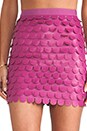 view 4 of 7 Scalloped Skirt in Dark Magenta