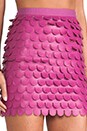 view 5 of 7 Scalloped Skirt in Dark Magenta