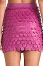 view 6 of 7 Scalloped Skirt in Dark Magenta