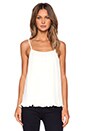 view 1 of 3 プリーツタンクトップ in White