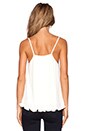 view 3 of 3 プリーツタンクトップ in White