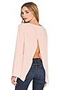 view 1 of 4 Open Back Top in Blush