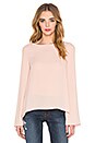 view 2 of 4 Open Back Top in Blush