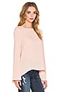 view 3 of 4 Open Back Top in Blush