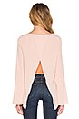 view 4 of 4 Open Back Top in Blush
