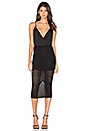 view 5 of 5 Deep V Neck Sleeveless Bodysuit in Black