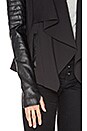 view 5 of 5 Drape Front Jacket in Black
