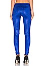 view 3 of 3 London Street Pant in Embossed Croc Sapphire