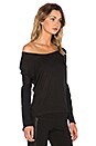 view 2 of 5 Off Shoulder Top in Black
