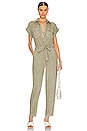 view 4 of 4 Patch Pocket Jumpsuit in Sea Sage