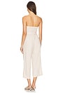 view 4 of 4 Strapless Smocked Back Jumpsuit in Samba Tan