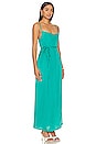 view 2 of 3 Cowl Neck Maxi Dress in Tropical Teal