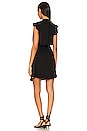 view 3 of 3 Ruffle Sleeve Mini Dress in Black