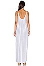 view 4 of 4 Button Front Maxi Dress in Navy & White Stripe