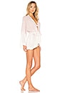 view 2 of 3 Crystal Kimono Robe in Rose Water