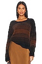 view 1 of 4 Slouchy Sweater in Chocolate Ombre