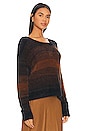 view 2 of 4 Slouchy Sweater in Chocolate Ombre