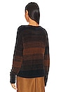 view 3 of 4 Slouchy Sweater in Chocolate Ombre