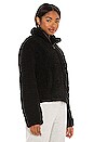 view 3 of 5 Faux Fur Puffer Jacket in Black