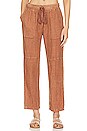view 1 of 4 Utility Waist Trouser in Terracotta Brown