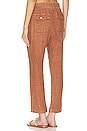 view 3 of 4 Utility Waist Trouser in Terracotta Brown