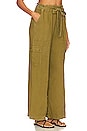 view 2 of 4 High Waisted Seam Pant in Jungle Green