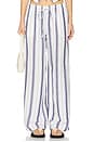 view 1 of 6 Easy Wide Leg Pant in Coastal Ombre Stripe