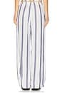 view 4 of 6 Easy Wide Leg Pant in Coastal Ombre Stripe