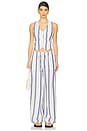view 5 of 6 Easy Wide Leg Pant in Coastal Ombre Stripe
