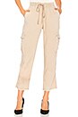 view 1 of 4 Frayed Hem Utility Cargo Pant in Khaki