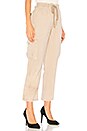 view 2 of 4 Frayed Hem Utility Cargo Pant in Khaki