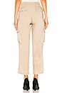 view 3 of 4 Frayed Hem Utility Cargo Pant in Khaki