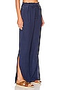 view 3 of 5 Smocked Wide Leg in Marine Blue