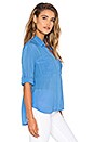 view 2 of 5 CHEMISE OUVERTE AU DOS in Periwinkle Blue
