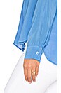 view 5 of 5 CHEMISE OUVERTE AU DOS in Periwinkle Blue