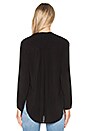 view 3 of 5 Split Sleeve Henley in Black