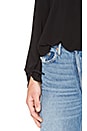 view 5 of 5 Split Sleeve Henley in Black