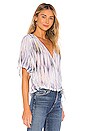 view 2 of 4 Flutter Sleeve Smocked Top in White