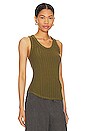 view 2 of 4 Racerback Tank in Deep Rosemary