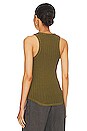 view 3 of 4 Racerback Tank in Deep Rosemary