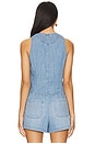 view 3 of 4 Wren Vest in Sea Breeze Wash