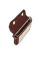 view 5 of 5 SAC CARI X TAGUA WOOL in Cuoio Brown