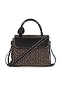 view 1 of 5 Cari Mini Quilted Satchel in Nero Black